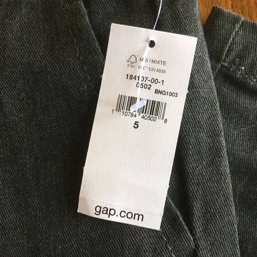 Gap charcoal dress pants 5 NWT